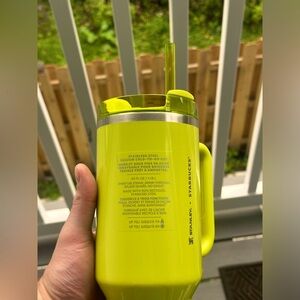 Starbucks x Stanley Lime Green 40 oz Tumbler - Limited Edition Summer 2024